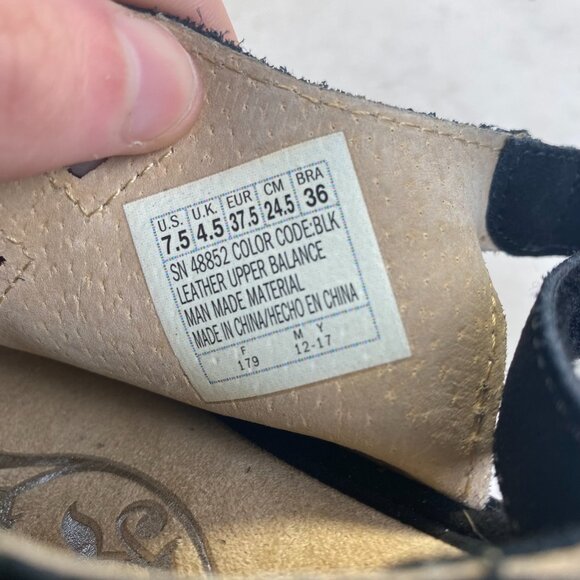 Skechers Black Suede Wedge Sandal Memory Foam Slingback Comfy Platform Women 7.5 - Picture 5 of 12